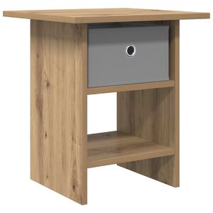 vidaXL Nattbord med skuff Artisan Eik 41 x 40 x 45 cm Konstruert tre
