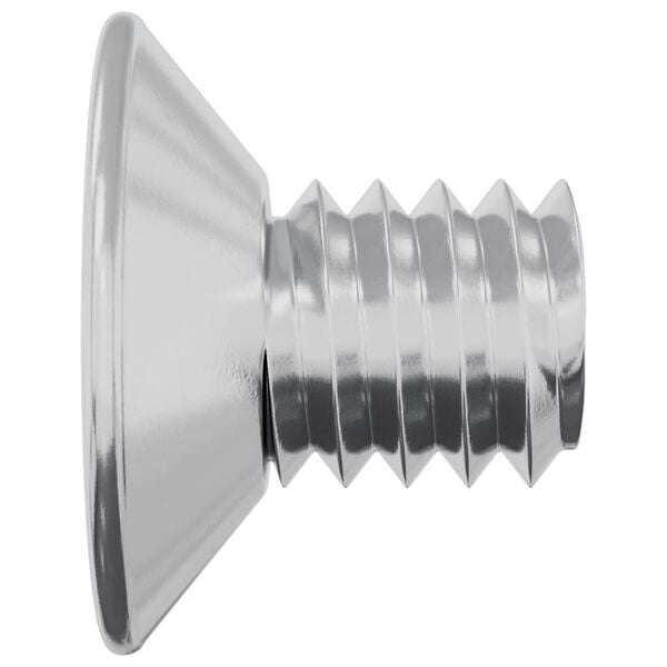 vidaXL Senkskruer 2 pcs s&oslash;lv M4 x 6 mm St&aring;l