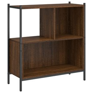 vidaXL Bokhylle brun eik 72x28x77,5 cm konstruert tre