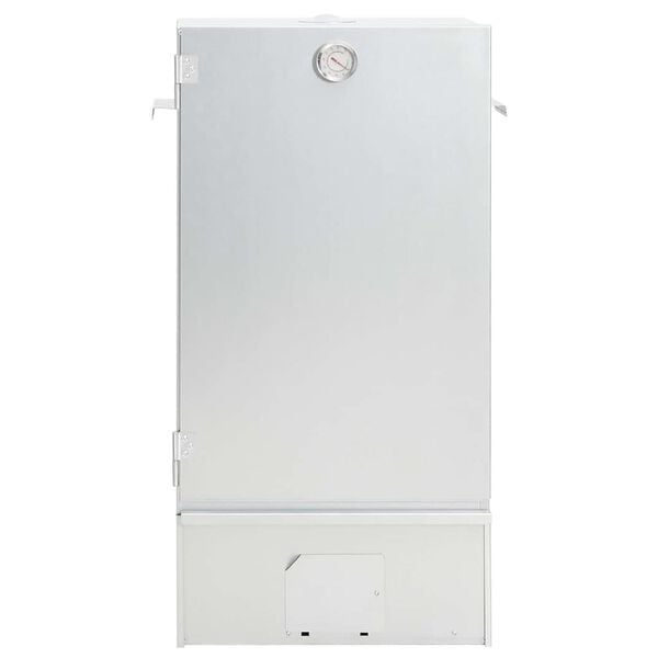 vidaXL R&oslash;ykgrill med treflis 44,5x29x83 cm galvanisert st&aring;l