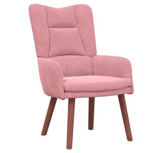 vidaXL lenestol Rosa 63 x 67 x 94 cm Fløyel