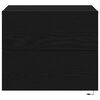 vidaXL Nattbordskap 2 pcs Svart Eik 50 x 39 x 41 cm Konstruert tre