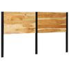 vidaXL sengegavl 180 cm heltre akasie og jern
