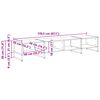 vidaXL TV-skap Sonoma 170.5 x 36 x 30.5 cm Konstruert tre