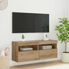 vidaXL TV Veggskap Artisan Eik 100 x 30 x 40 cm Konstruert tre