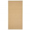 vidaXL Teppe naturlig sisal 100x200 cm