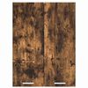 vidaXL Hengende skap med d&oslash;r R&oslash;kt eik 60 x 31 x 80 cm Konstruert tre