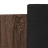 vidaXL Sengeramme med hodegavl brun eik 90x190 cm konstruert tre