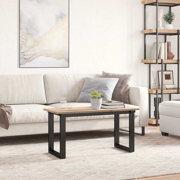 vidaXL Bordplate 90x40x1,7 cm rektangul&aelig;r heltre furu