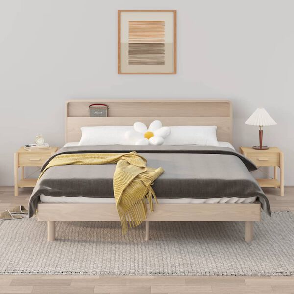 vidaXL Nattbord 2 stk 42x38x45 cm konstruert tre