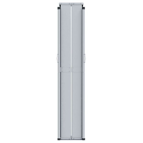 vidaXL Uttrekkbar sidemarkise 180x1000 cm svart