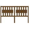 vidaXL Sengegavl honningbrun 155,5x4x100 cm heltre furu