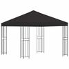 vidaXL Paviljong 3 x 3 m Antrasitt Polyester og st&aring;l 190 gsm