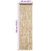 vidaXL Insektgardin 56x185 cm beige