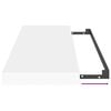 vidaXL Flytende vegghyller 2 stk hvit 60x23,5x3,8 cm MDF
