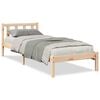 vidaXL Ekstra lang sengeramme uten madrass 80x210 cm heltre furu