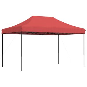 vidaXL Sammenleggbart partytelt pop-up burgunder 440x292x315 cm