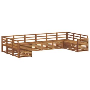 vidaXL Seksjonssofa Sett 10 pcs Naturlig