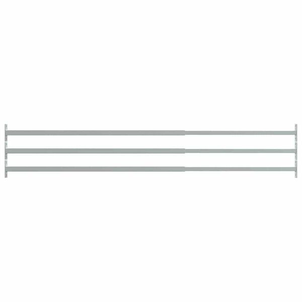 vidaXL Justerbar sikkerhetsvindustang 3 stk 710-1200 mm