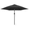vidaXL Parasoll med metallstang 300 cm antrasitt