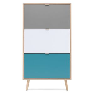 Finori Skoskap C-uba 42 sonoma eik og trikolor