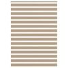 vidaXL Sebragardin sandbrun 160x230 cm stoff bredde 155,9 cm polyester