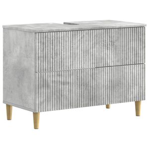 vidaXL Baderomsvaskeskap ARNHEM Betonggr&aring; 82 x 41 x 59 cm