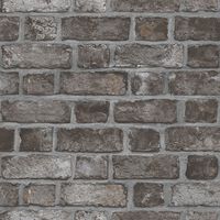 Noordwand Tapet Homestyle Brick Wall svart og grå