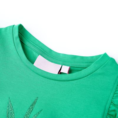 T-skjorte for barn grønn 92