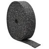 vidaXL Gummigranulat rulle Svart 2000 x 10 x 0,6 cm Gummi