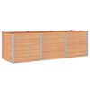 vidaXL H&oslash;ybed Brun 300 x 100 x 91 cm alu.
