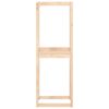 vidaXL Dekkstativ 63x40x180 cm heltre furu