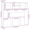 vidaXL Hodegavl med hylle gammelt tre 120x19x103,5 cm konstruert tre
