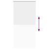 vidaXL Rullegardin lystette 115x230 cm stoff bredde 110,7 cm polyester