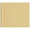 vidaXL Balkongskjerm sand 90x700 cm 100% polyester oxford