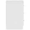 vidaXL Nattbord 2 stk høyglans hvit 38x35x56 cm konstruert tre