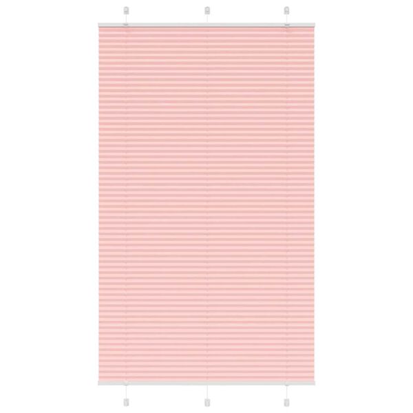 vidaXL pliss&eacute;gardin Rosa 120x200 cm Stoff Bredde 119,4 cm Polyester