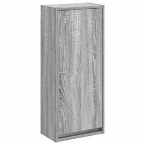 vidaXL Vegghengt servantkommode Gr&aring; Sonoma 35 x 20 x 81 cm
