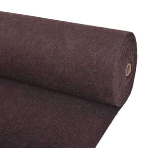 vidaXL Teppe Brun 1,2 x 20 m Polyester