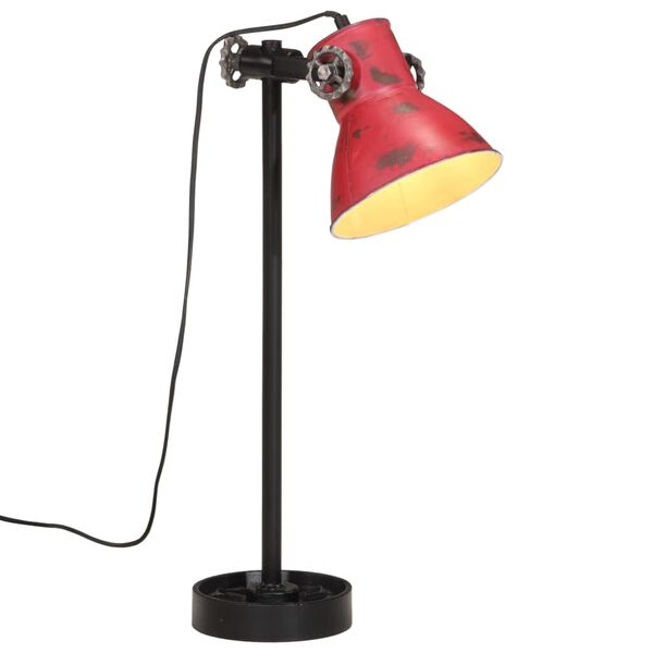 vidaXL Vegglampe 25 W m&oslash;rker&oslash;d 15x15x55 cm E27