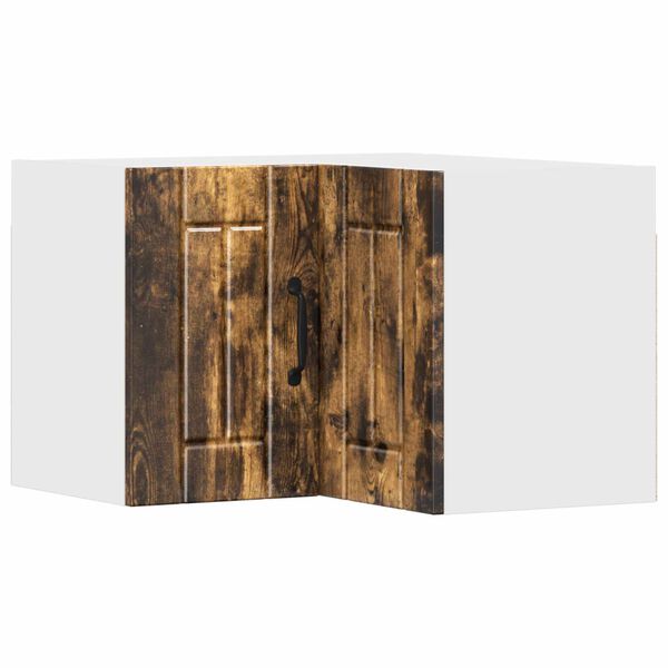 vidaXL Kj&oslash;kkenskap R&oslash;kt eik 57 x 57 x 40 cm Konstruert tre