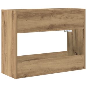 vidaXL Parasollstativ Artisan Eik 65 x 24 x 50 cm Konstruert tre