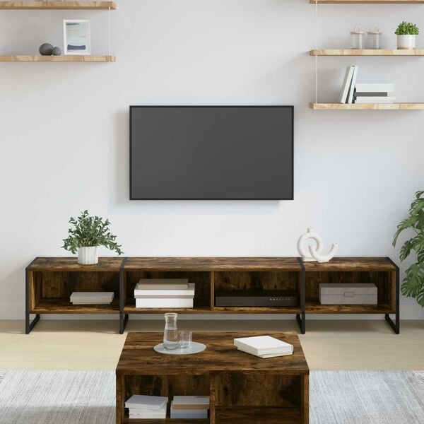 vidaXL TV-skap R&oslash;yk Eik 170.5 x 36 x 30.5 cm Konstruert tre