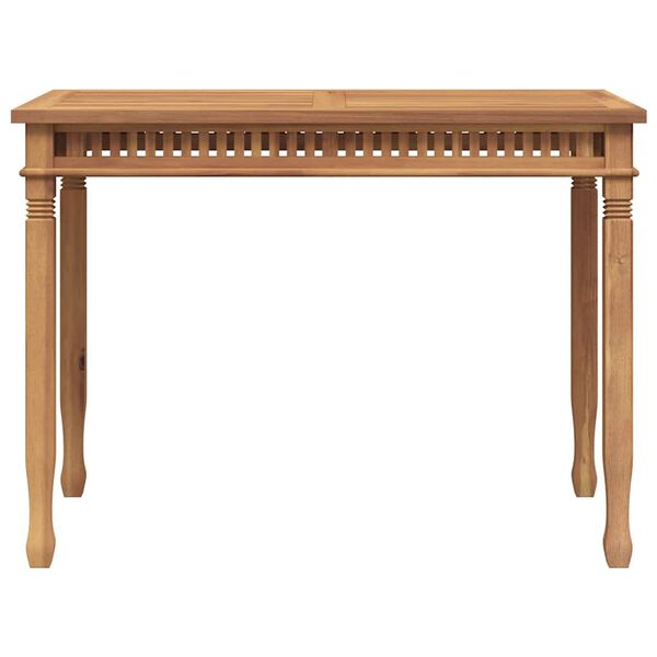 vidaXL Spisebord til hage 120x65x80 cm heltre teak