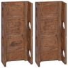 vidaXL Stativ Brun 24 x 13 x 54 cm Massiv Mahogni Tre