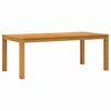 vidaXL Spisebord 200 x 100 x 75 cm Massivt Eiketre Naturlig