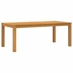 vidaXL Spisebord 200 x 100 x 75 cm Massivt Eiketre Naturlig
