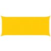 vidaXL Solskygge seil Gul 6 x 2,5 m 100% polyester Oxford