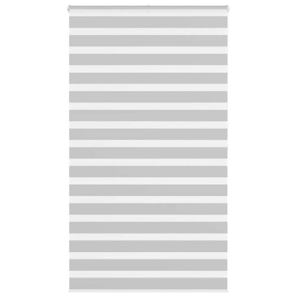 vidaXL Sebragardin lysegr&aring; 130x200 cm stoff bredde 125,9 cm polyester