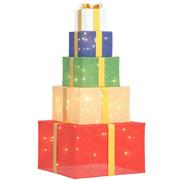 vidaXL Julepynt gaveeske 250 LED varm hvit